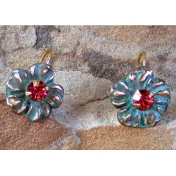 NAP418eCR - Indian Pink Swarovski Crystals