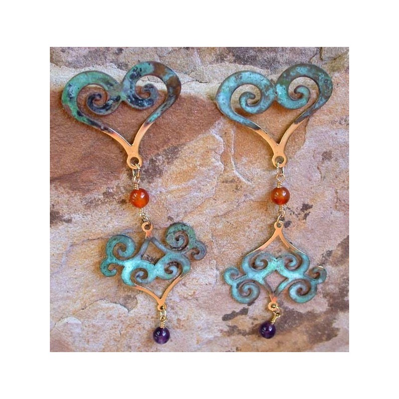 BAP428e - Amethyst & Carnelian