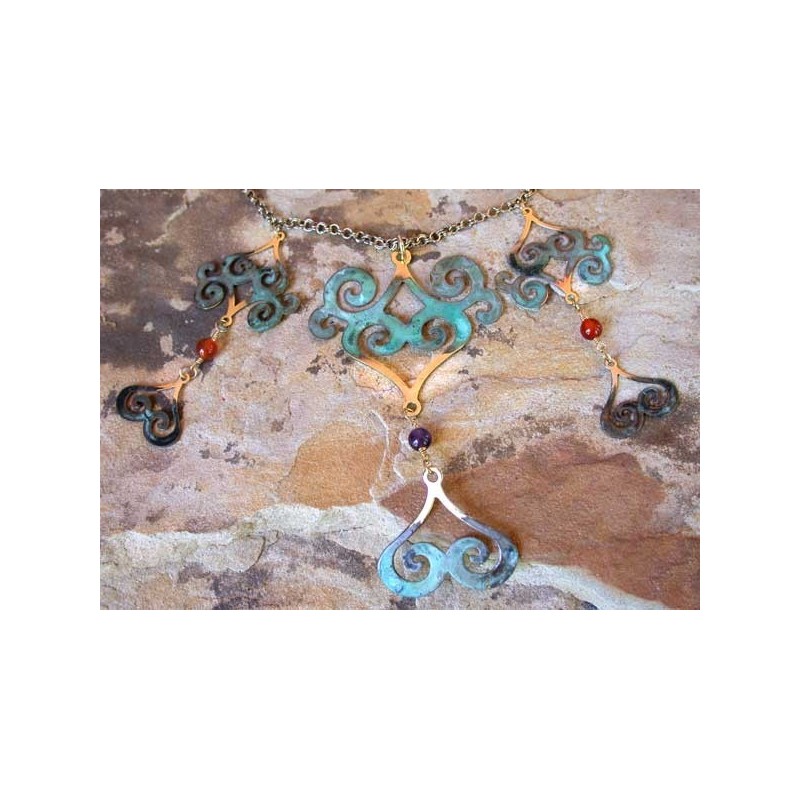 BAP133n - Amethyst & Carnelian