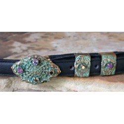 VNO130bW - Black Grained Italian Leather