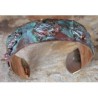 AQP8971bc Verdigris Patina Solid Brass Frog 3/4" Cuff 