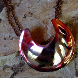 CEP 292pd Iridescent Copper Essence Contemporary Classic C Pendant