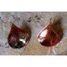 CEP 30e Iridescent Copper Essence Hand Forged Solid Copper Teardrop Earrings