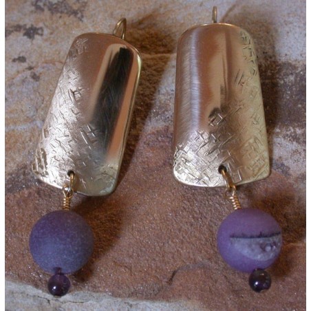 STX58e - Purple Agate Geodes