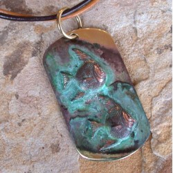 OCP9291pd - Close Up: Brown/Natural Rawhide