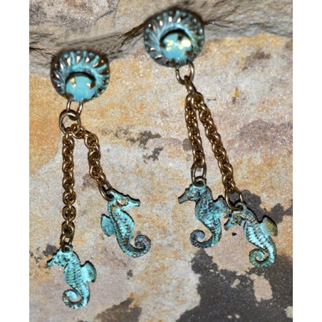 OCP164eCR - Pacifc Blue Opal Crystals