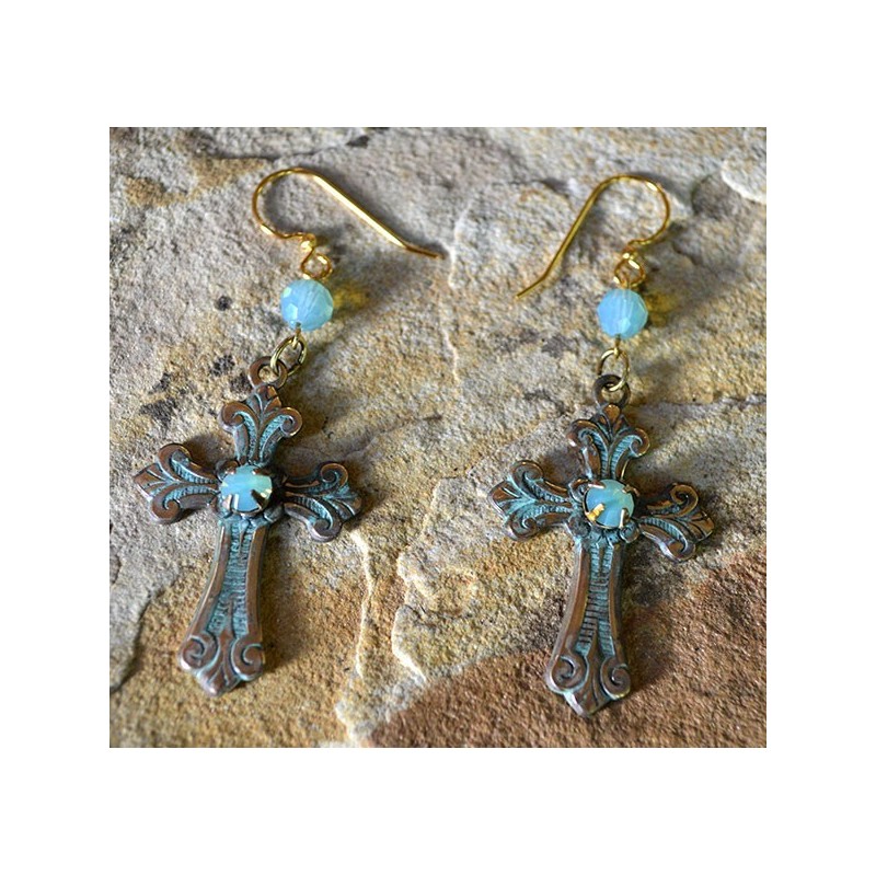 CRP894eCR - Pacific Blue Opal Crystals