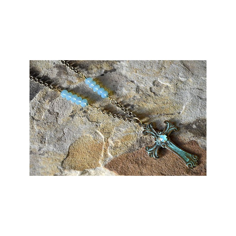 CRP899n - Pacific Blue Opal Crystals