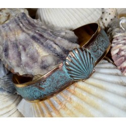 OCP4852bc Scallop Shell Cuff