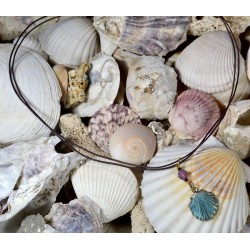 OCP4852pdCR Scallop Shell Pendant