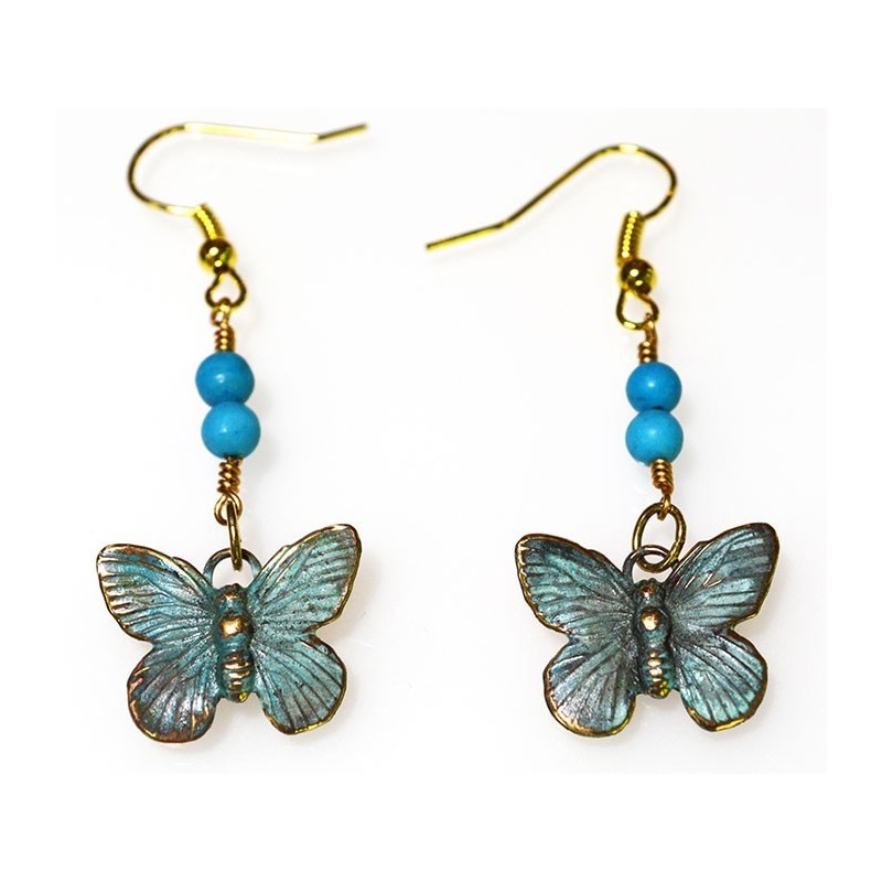 BUP129eTU Butterfly Earrings