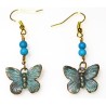 BUP129eTU Butterfly Earrings