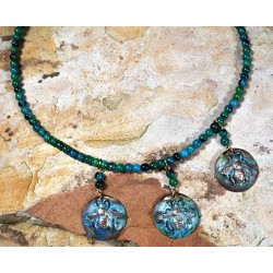 WBP899nCO Bee Necklace