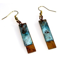 BHC236e Rectangle Earrings