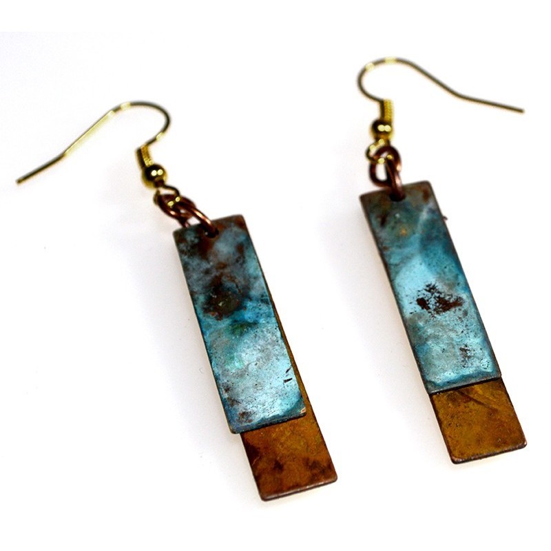 BHC236e Rectangle Earrings