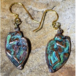 Olive Patina Winged Angel...