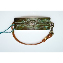 Olive Patina Solid Brass...