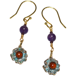 Delicacy Floral Earrings -...