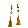 Hollywood Chic 2022 Long Earrings - Tanzanite European Crystals