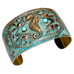 OCP141bcTU Seahorse Cuff
