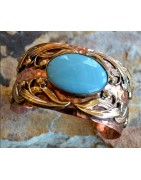 Hand Forged Copper and Mirror Bronze