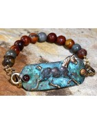Equestrian Themed Wearable Art Rockbands designed by Elaine Coyne