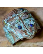 Dragonfly and Butterfly Wearable Art Cuff Bracelets by Elaine Coyne 