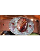 Lost wax Cast Belts by Elaine Coyne